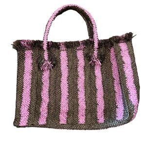 San Arcidet Paris Raffia Tote Bag